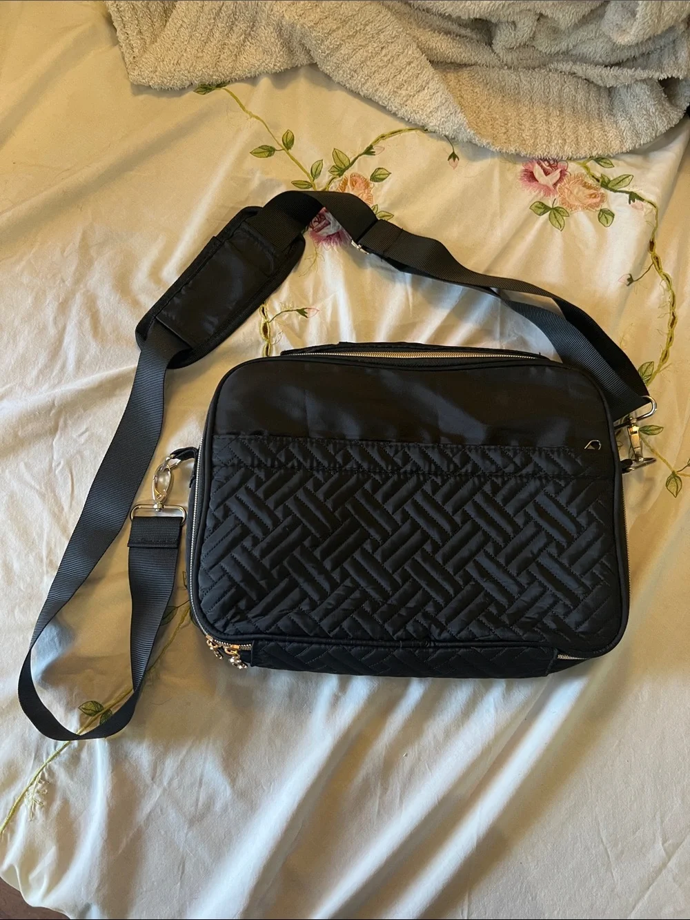 Black Project Bag for Craft /Book/Business